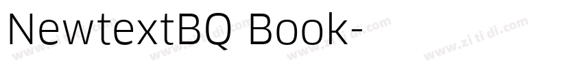 NewtextBQ Book字体转换